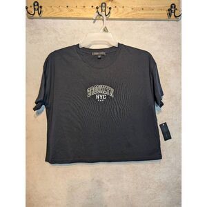 Faded Rose new Brooklyn NY crop t-shirt large